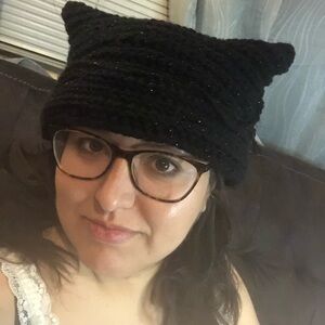 Black Cat Ear Beanie